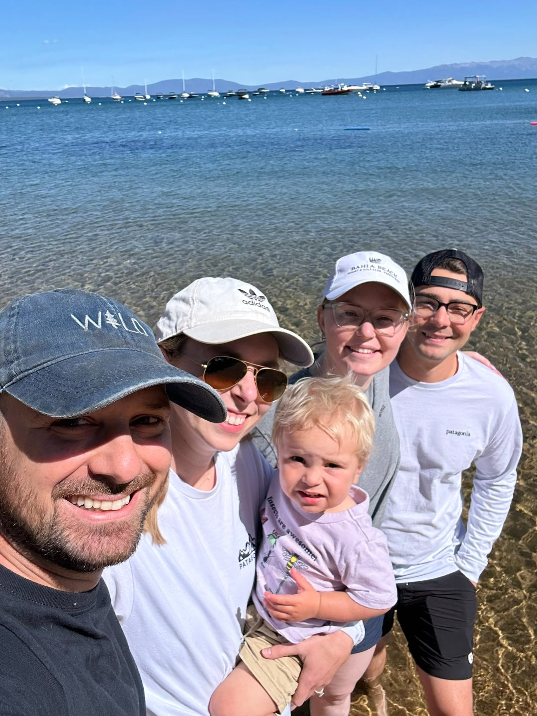 The Coteau Pavot family at Lake Tahoe